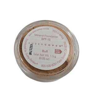 Sheer Cover BUFF Mineral Foundation Travel Size 1.5g NOS SEALED SPF-15
